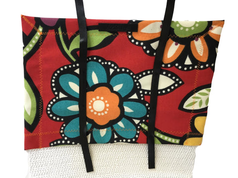 Blingzy® Jewelry Travel Roll - PETAL PERFECT with White Liner