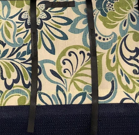 Blingzy® Jewelry Travel Roll - Butterflower with Navy Blue Liner