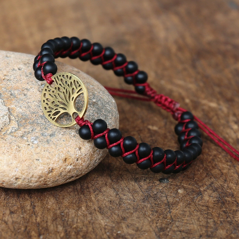 Tree of Life String Charm Bracelet - Bracelets - Handmade