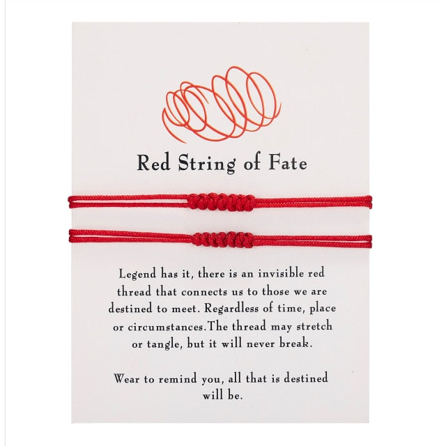 7 Knots Red String Bracelets for Protection Good Luck Amulet for Success Prosperity Handmade Rope Bracelets Lucky Charm Bangles